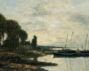 尤金 布丹 : The Shore at Plougastel